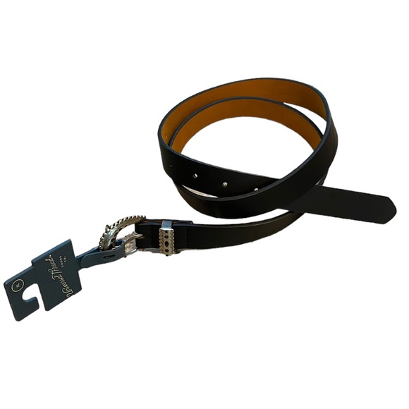 UNIVERSAL THREAD GOODS JEWELED BUCKLE FAUX LEATHER BELT BLK SZ XL NEW WITH TAGS - Picture 1 of 8